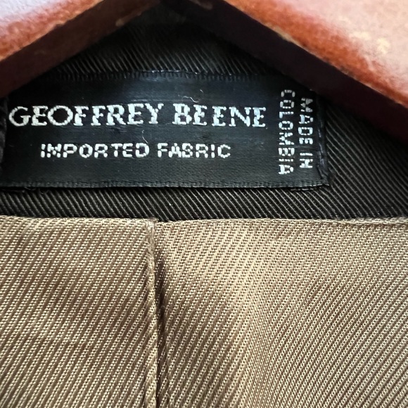 Geoffrey Beene mens casual sports blazer looks and feels like khaki size 42R. - Picture 11 of 12